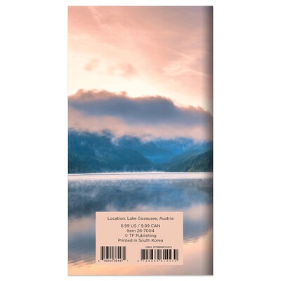 2027 TF Publishing Bible 3.5" x 6.5"  Monthly Standard Planner, Paperboard Cover, Multicolored (27-7004)