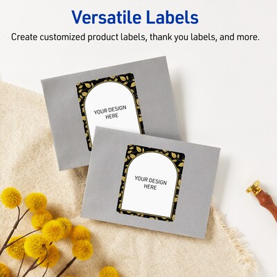Avery Rectangle Laser/Inkjet Multipurpose Labels, 4" x 3-1/3", White, 40/Pack (19479370835)