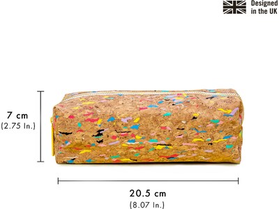 Pukka Pad Planet Cork Zipper Pencil Case, Multicolor (9740-SPP)