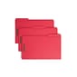 Smead Card Stock Classification Folders, Reinforced 1/3-Cut Tab, Legal Size, Red, 50/Box (17740)