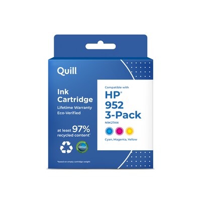 Quill Brand® Remanufactured Cyan/Magenta/Yellow Standard Yield Ink Cartridge Replacement for HP 952,