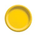 Amscan 8.5 Paper Plate, Yellow, 50 Plates/Pack, 3 Packs/Set (650011.09)