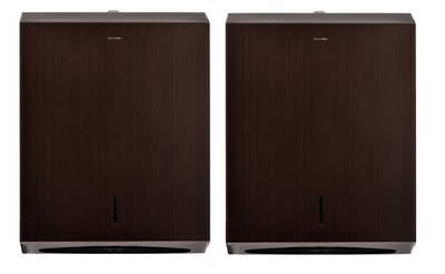 Alpine Industries Bronze Brushed Stainless Steel C-Fold/Multi-Fold Paper Towel Dispenser 2 Pack (480-AB-2PK)