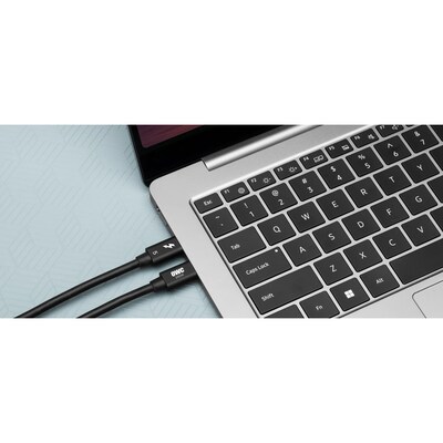 OWC Thunderbolt 5 Cable USB-C Male to Male (0.8 m) - Black