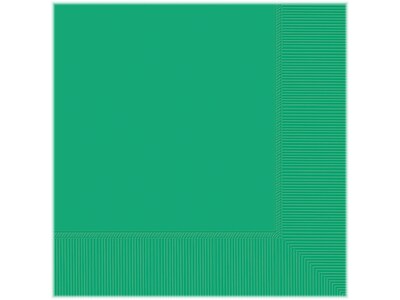 Amscan Party Luncheon Napkin, Festive Green, 100/Set, 4 Sets/Pack (610011.03)