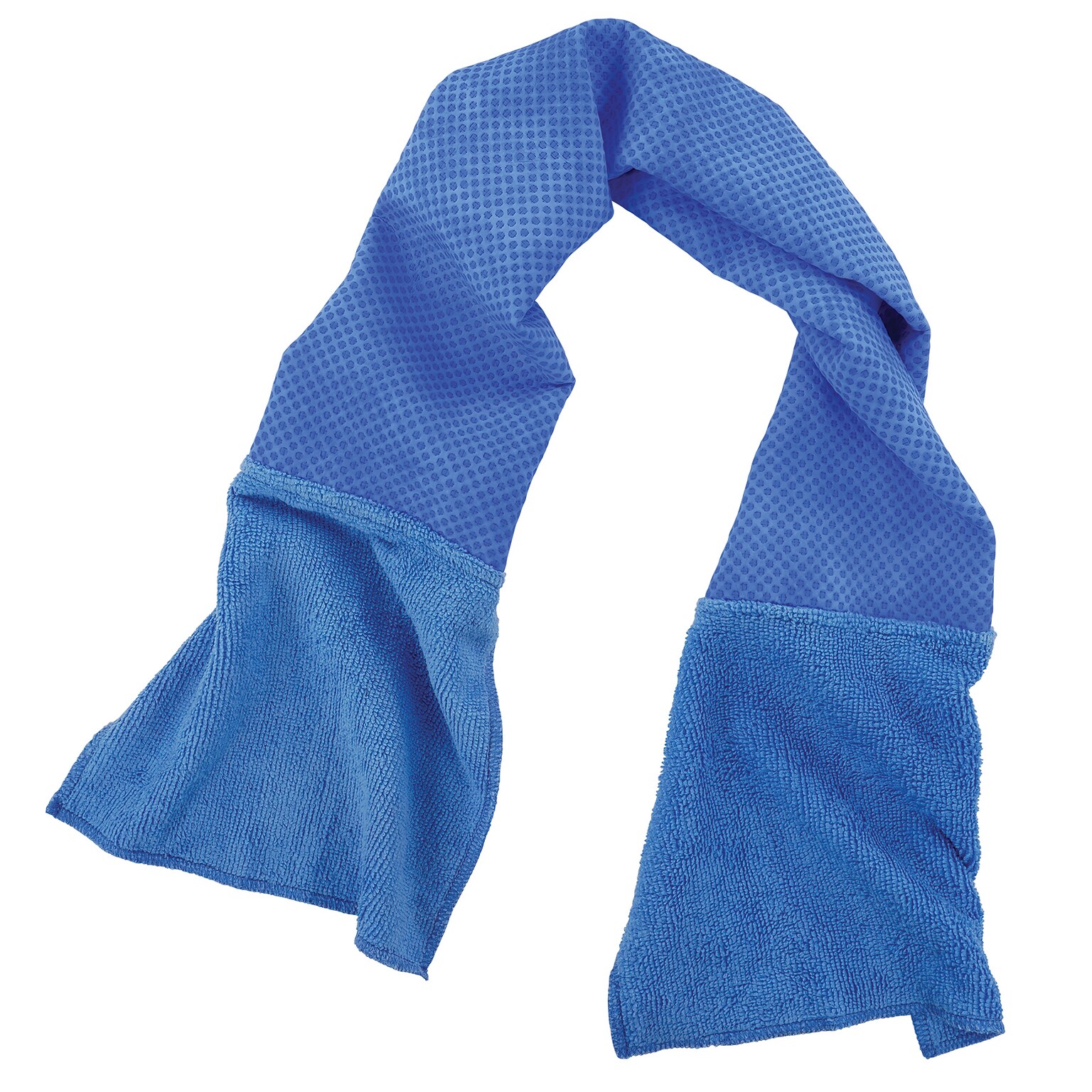 Ergodyne Chill-Its 6604 Cooling Towel, Blue, One Size, 6/Carton (12490)