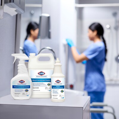 Clorox Healthcare Bleach Germicidal Cleaner, 32 oz., 6/Carton (CLO68832)