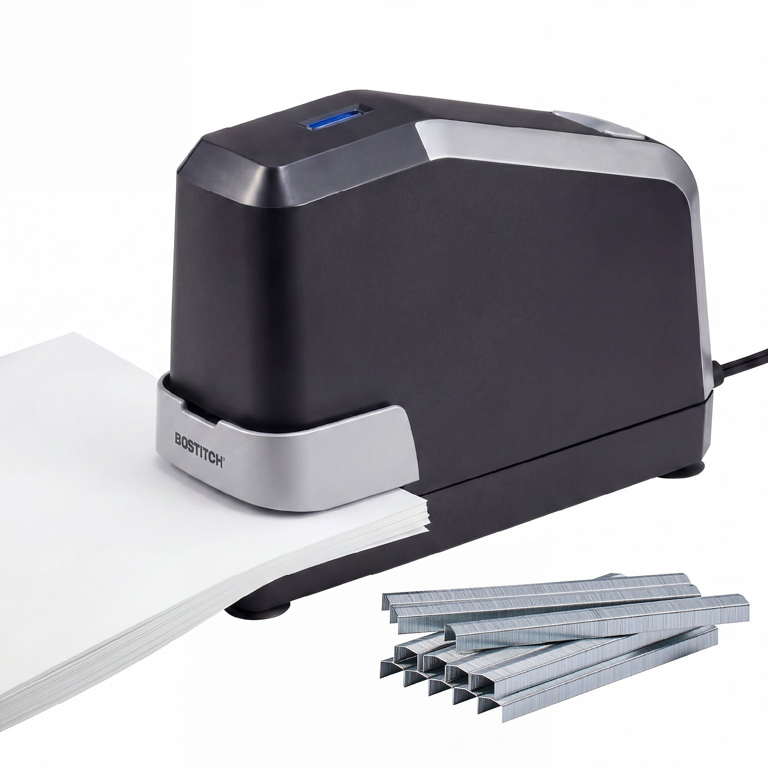 Bostitch Impulse Electric Desktop Stapler, 45-Sheet Capacity, Staples Included, Black (B8E-VALUE)