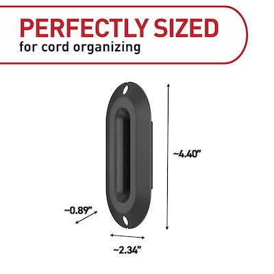 Command Cable Wrap, Black (17307BLK-ES)