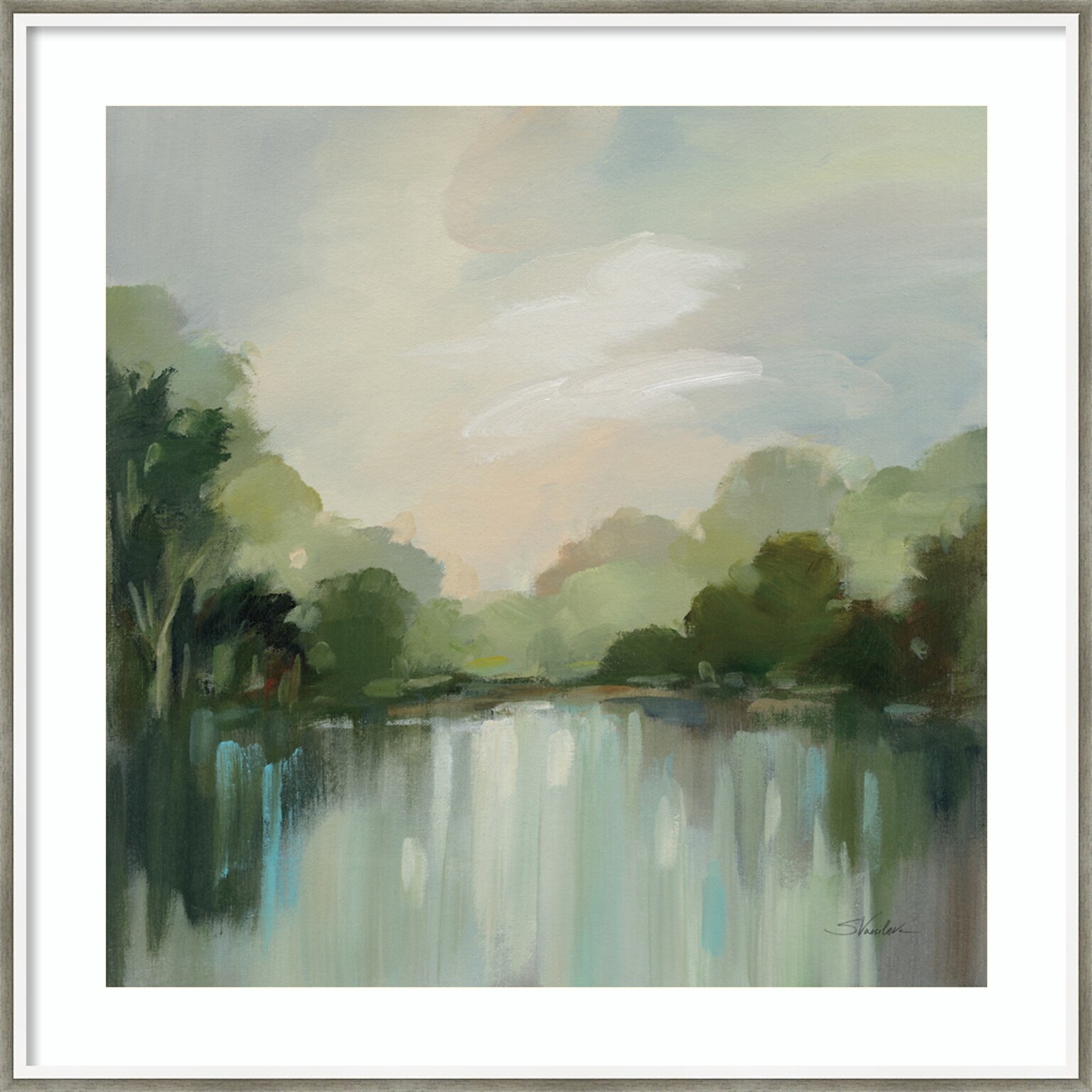 Amanti Art Cool Spring Day by Silvia Vassileva Wood Framed Wall Art Print, 33 x 33 (A42677390572)