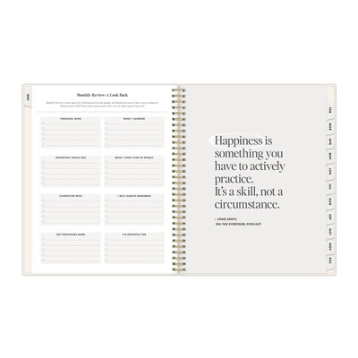 2026 Blue Sky The Everygirl Meena 8.5" x 11" Calendar Year Weekly & Monthly Planner, Plastic Cover, Multicolored (152796)