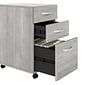 Bush Business Furniture Studio A 3-Drawer Mobile Vertical File Cabinet, Letter/Legal Size, Lockable, Platinum Gray(SDF216PGSU-Z)