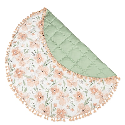 Baby Crane Parker Quilted Playmat, Floral Colors (BC-100PM)