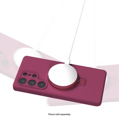 SaharaCase Venture Phone Case for Galaxy S25 Ultra, Shock Absorbing, Burgundy (CP00762)