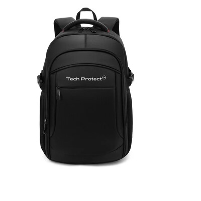 TechProtectus Laptop Compatible Backpack, Medium, Black (TP-BK-NSB16)