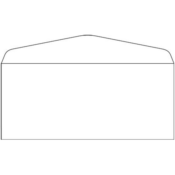 Quill Brand Gummed Premium #10 Business Envelope, 4-1/8 x 9-1/2, White, 500/Box (69715 / 70721)