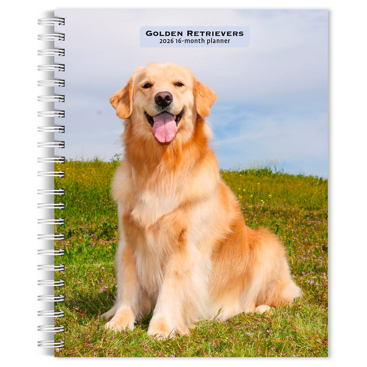 2026 BrownTrout Golden Retrievers 6.5 x 7.75 Weekly Planner (9798330703470)
