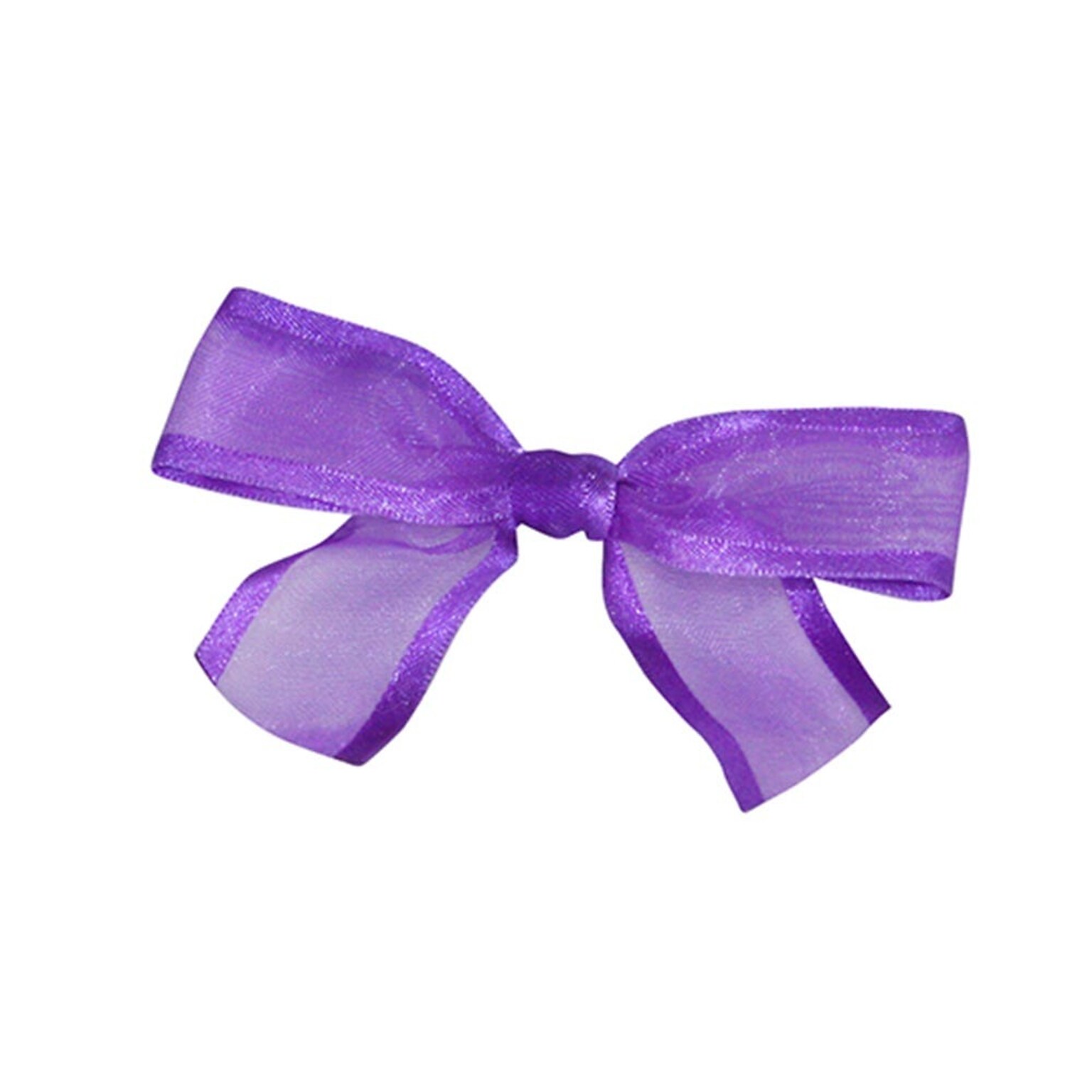 JAM Paper Sheer Satin Bows, Purple Haze Sheer, 100/Pack (52640349160)