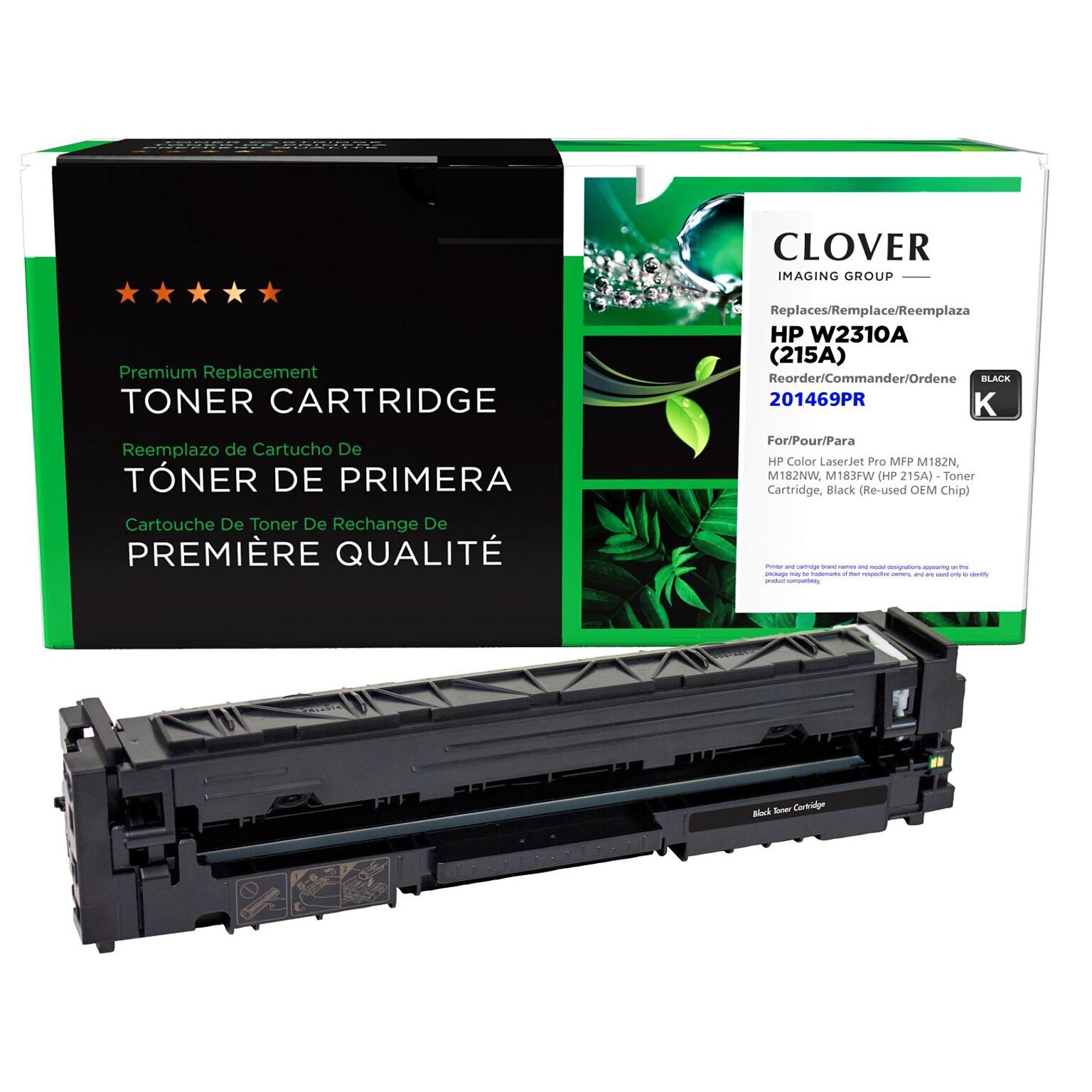 Clover Imaging Group Remanufactured Black Standard Yield Toner Cartridge Replacement for HP 215A (W2310A)