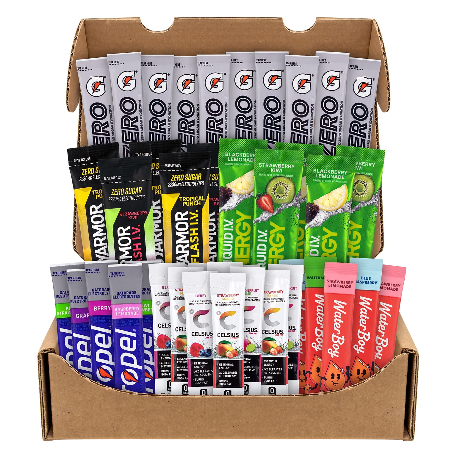 Snack Box Pros Hydration Drink Mix Box, 40/Box (GRK93537)