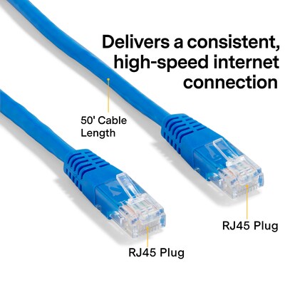 NXT Technologies™ NX56836 50' CAT-6 Cable, Blue