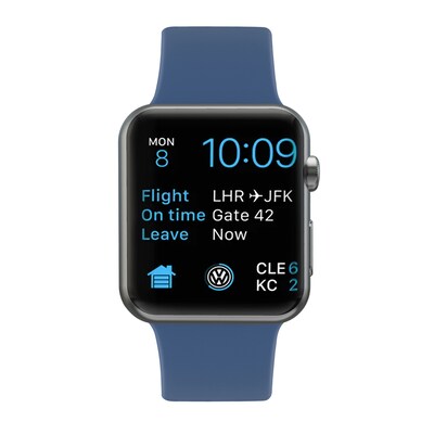 LAX Silicone Band for Apple Watch, Abyss Blue