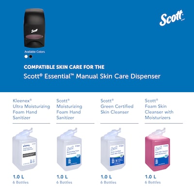 Scott Essential Cassette Skin Care Dispenser, Black (KCC 92145)