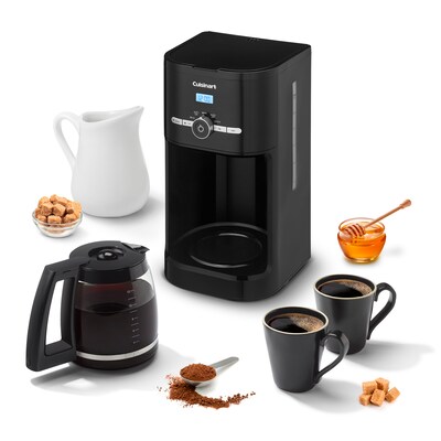 Cuisinart 12-Cups Automatic Drip Coffee Maker, Black (DCC-1120BK)