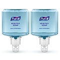 PURELL Foodservice HEALTHY SOAP Antibacterial Liquid Hand Soap Refill for Dispenser, Light Scent, 2/
