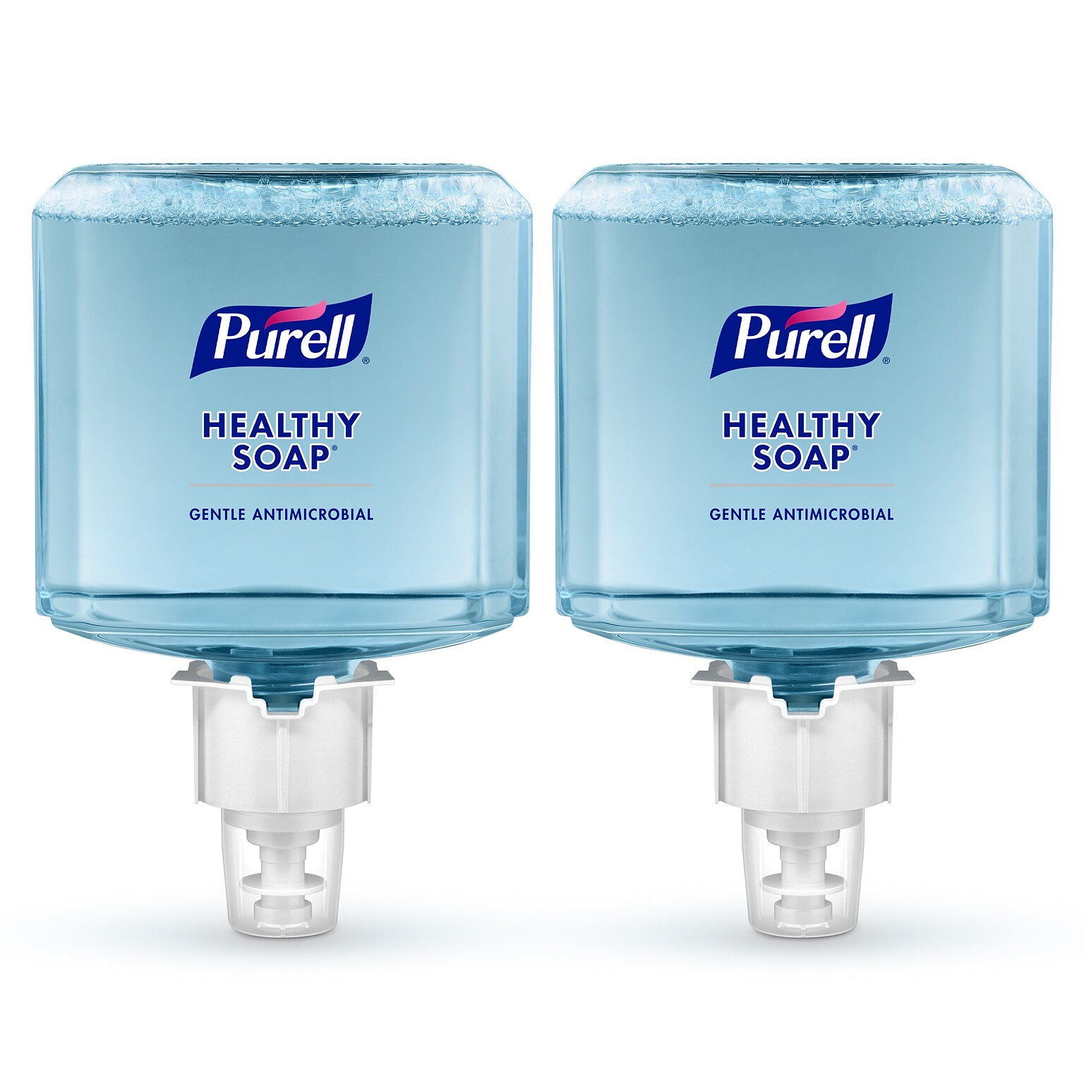 PURELL Foodservice HEALTHY SOAP Antibacterial Liquid Hand Soap Refill for Dispenser, Light Scent, 2/Carton (6480-02)