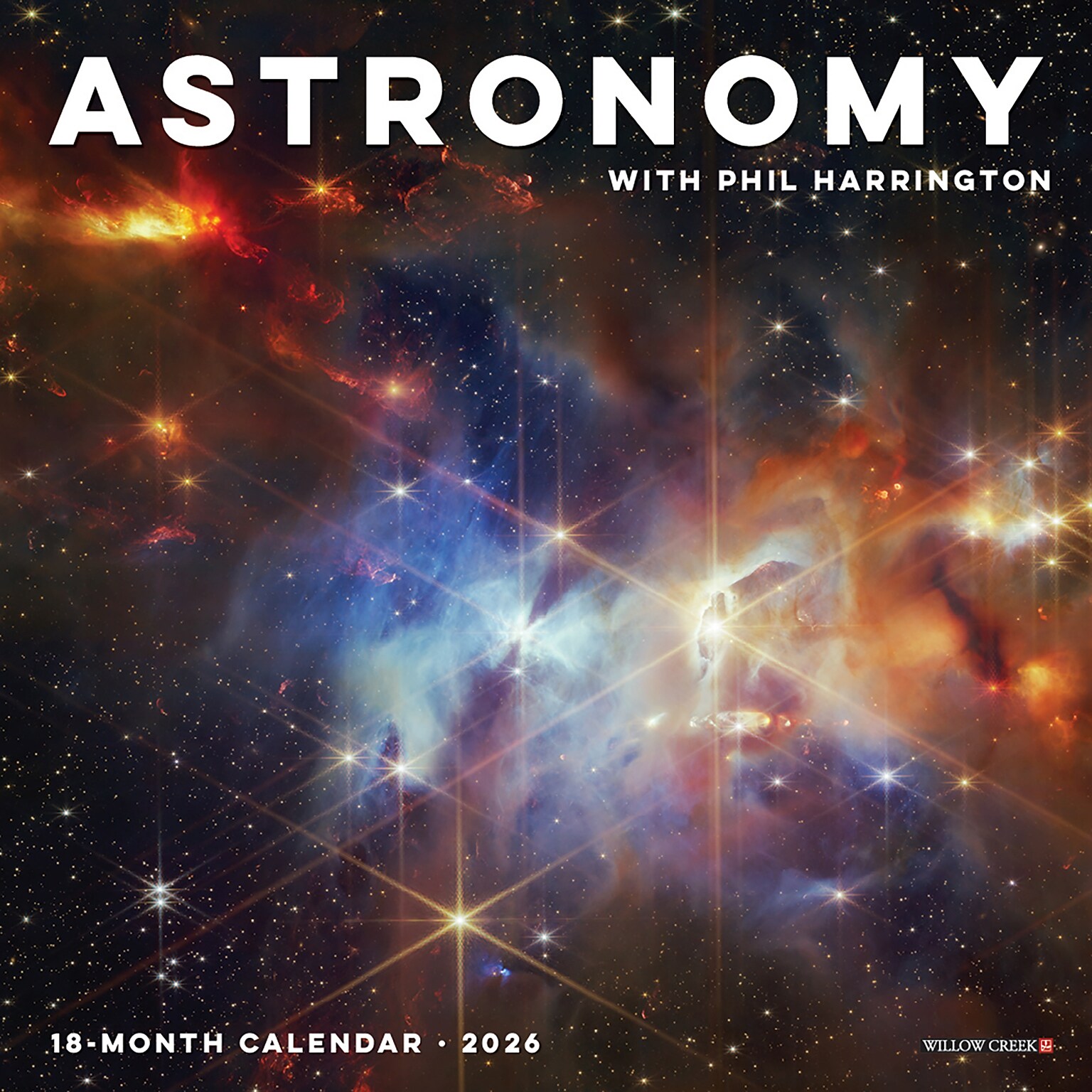 2026 Willow Creek Astronomy 7 x 7 Monthly Wall Calendar (53430)