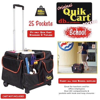 Dbest Quik Cart Pockets Organizer, Black (01-801)