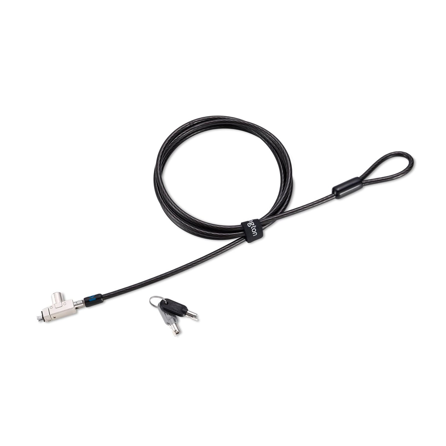 Kensington Slim N17 2.0 Keyed Laptop Lock, 6 ft., Black (K60502WW)
