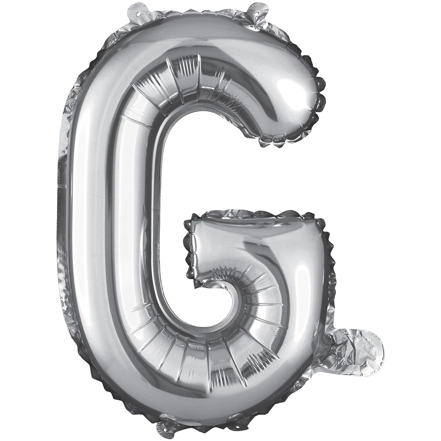 Party City Air Filled 16 G Foil Balloon, Silver (AM1100074-18)