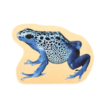 TickiT Wooden Reptile & Amphibian Blocks, Natural, 15/Set (CTU73570)