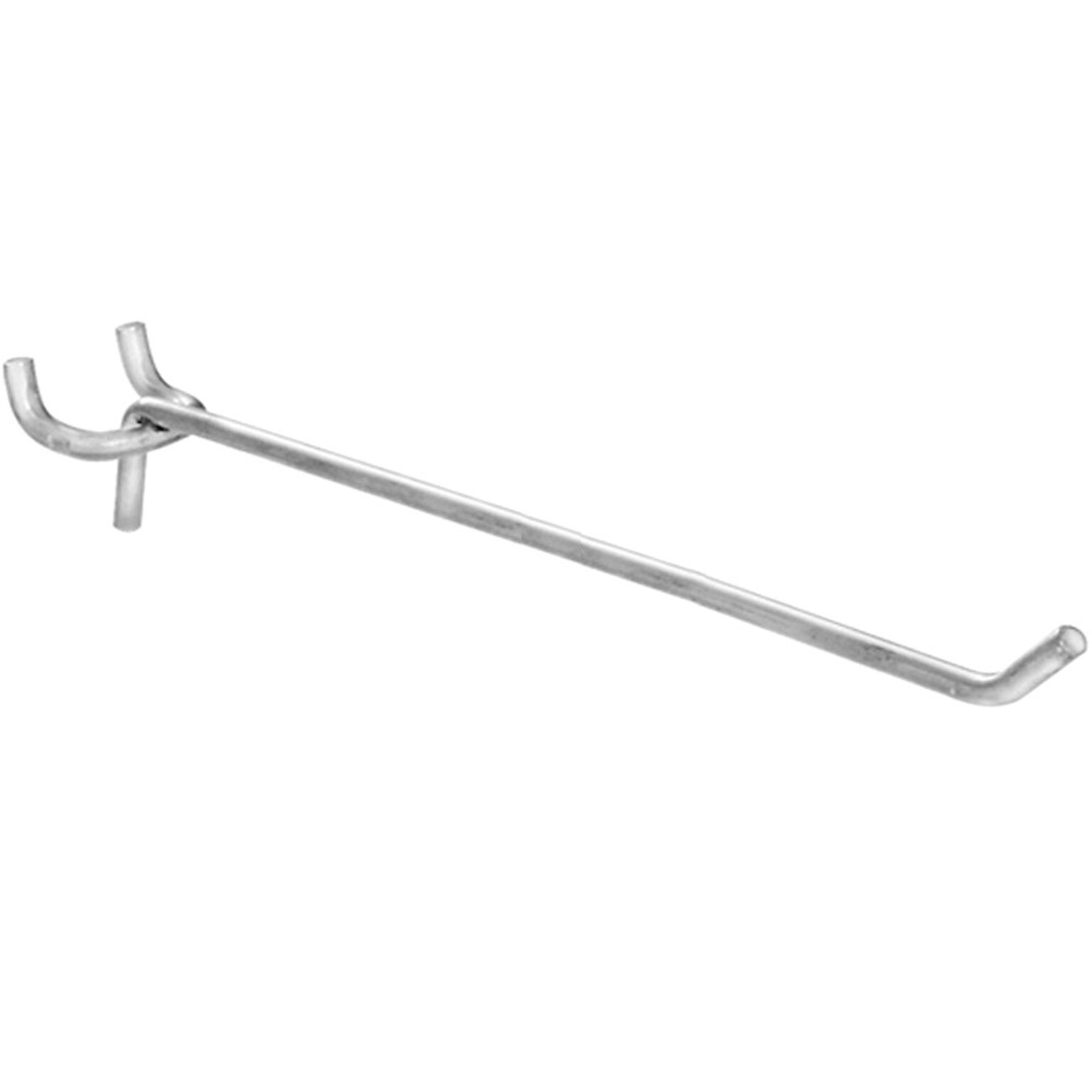 Nahanco 6 Pegboard Hooks, Silver, 12/Carton (PHH6)