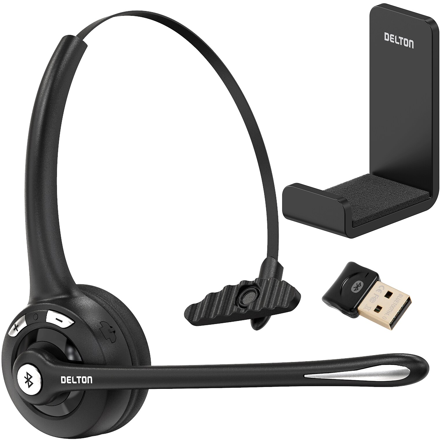 Delton 10X Bluetooth Mono Phone & Computer Headset with Hook (10XBTDLHSAS1)