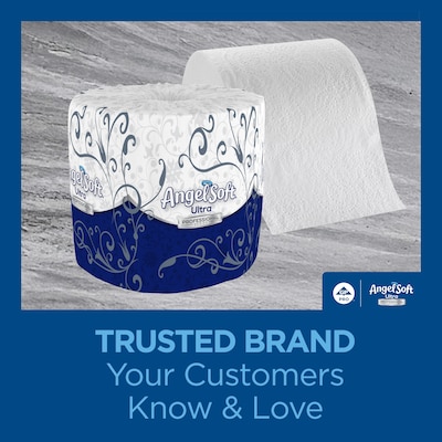 Angel Soft Ultra Professional Series Toilet Paper, 2-ply, White, 400 Sheets/Roll, 60 Rolls/Carton (16560)