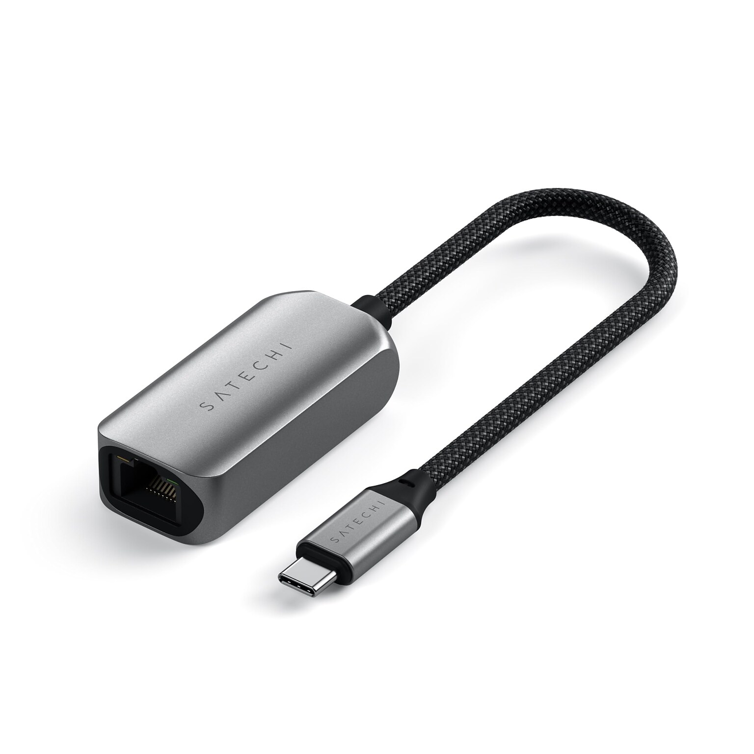 Satechi USB-C 2.5 Gigabit Ethernet Adapter, Space Gray (ST-AE25M)