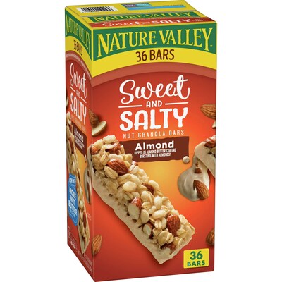 Nature Valley Sweet & Salty Almond Granola Bar, 1.2 oz., 36 Bars/Box (GEM12977)
