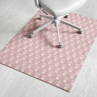 Anji Mountain Rugd Carpet & Hard Floor Chair Mat, 36 x 48, Pink Tulip (AMB9048)