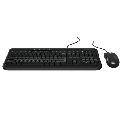 Incase Wired Desktop 600 Designed by Microsoft Keyboard and Optical Mouse Combo, Black (APB-00001)