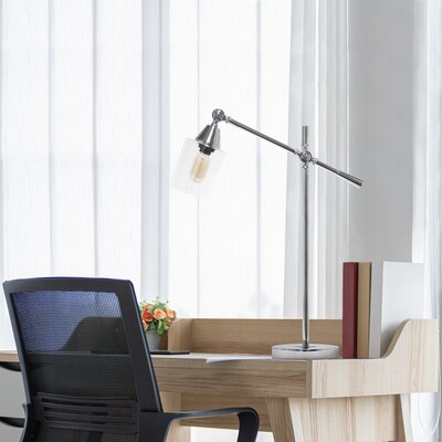 Lalia Home Vertically Adjustable Desk Lamp, Chrome (LHD-2001-CH)