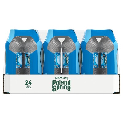 Poland Spring Simply Bubbles Sparkling Water, 16.9 oz., 24/Carton (12349574)