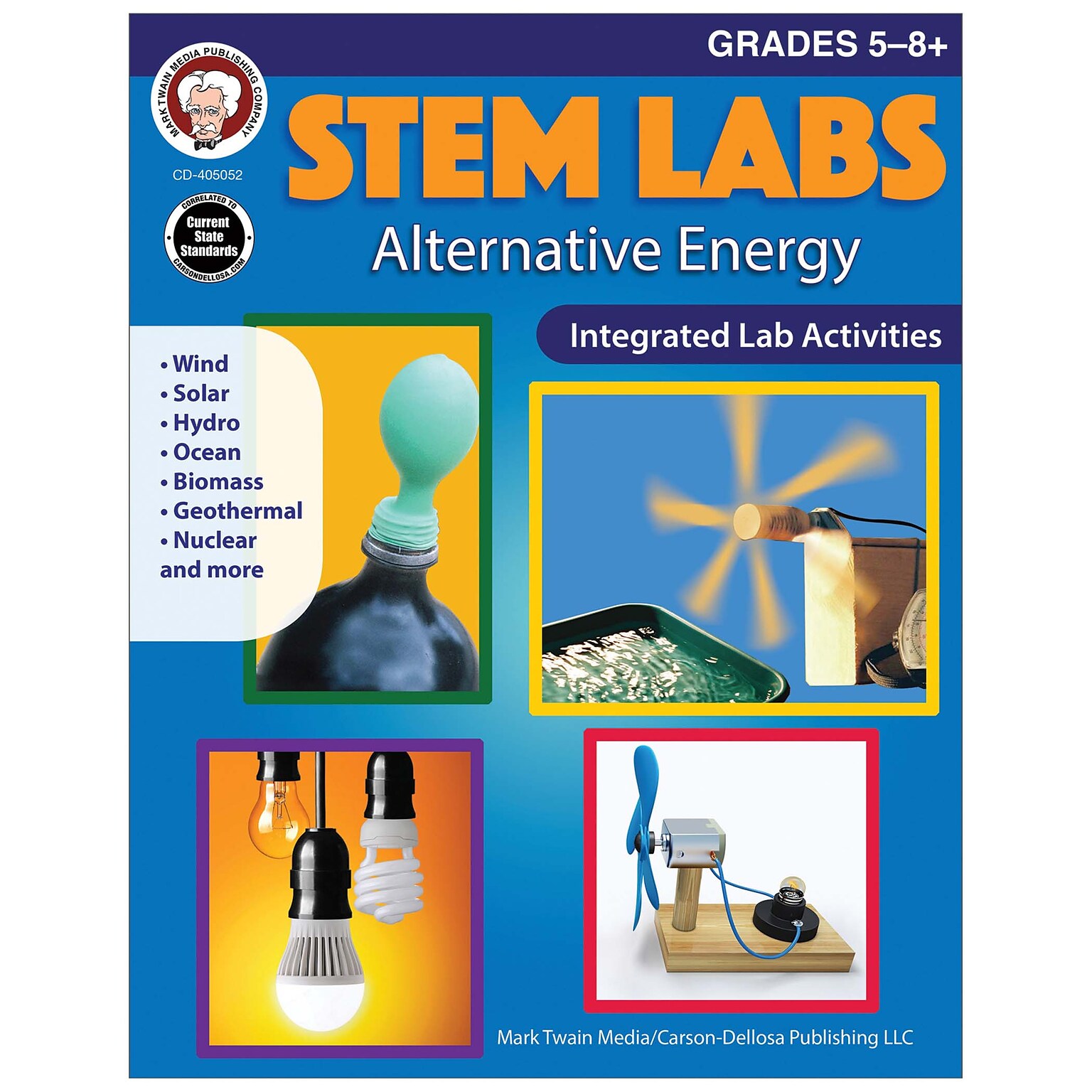 STEM Labs Alternative Energy Workbook, Grade 5-12