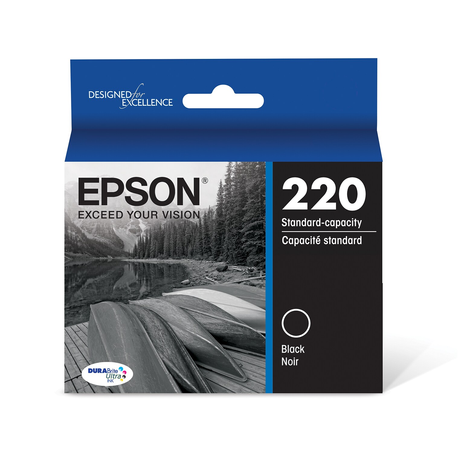 Epson T220 Black Standard Yield Ink Cartridge   (T220120-S)
