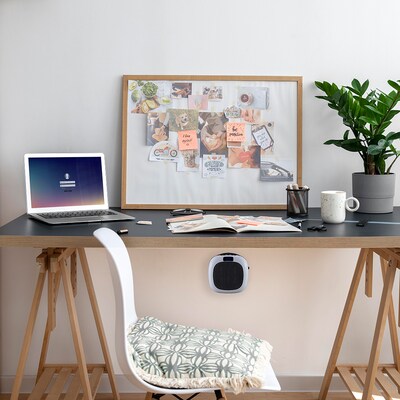 Good Housekeeping 750-Watt 2560 BTU Portable Ceramic Electric Wall Heater, White (73069-WH)