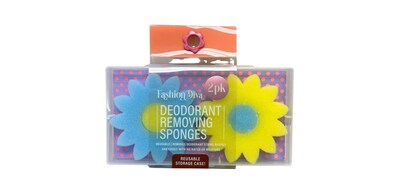 Fashion Diva 2 Pack Deodorant Removing Sponges