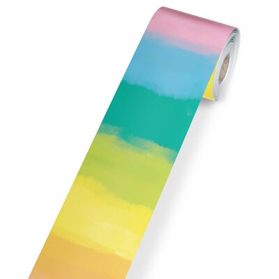 Carson-Dellosa Happily Ever Elementary Straight Bulletin Board Borders, 3 x 65, Watercolor, 3/Bundle (CD-108513-3)