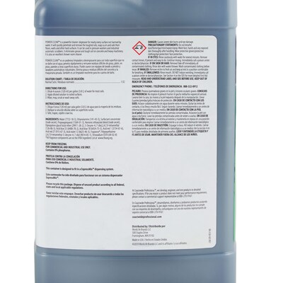Coastwide Professional Heavy-Duty Cleaner and Degreaser Power Clean Concentrate for ExpressMix, 3.25L, 2/Carton (CW0733EM-A)